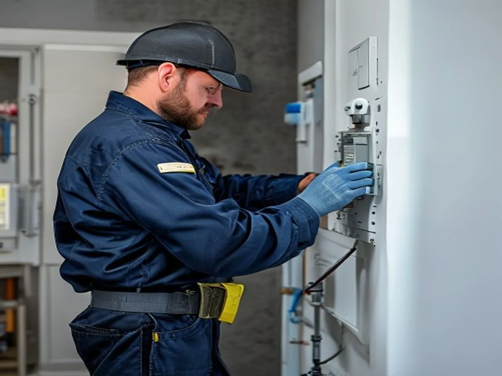 Entretien chaudière Tours : technicien réalisant la maintenance annuelle obligatoire